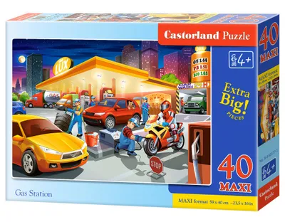 Produktbild von CASTORLAND Puzzle Pumpstation MAXI 40 dlks