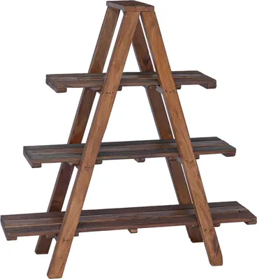 Immagine prodotto di Scaffale pieghevole con lo scaffale Marrone 79.5 x 35 x 112 cm