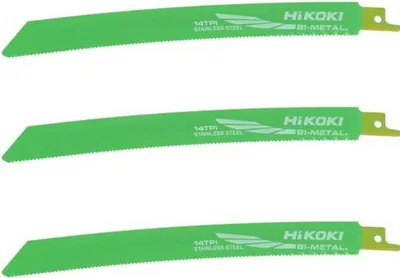 Immagine prodotto di Hikoki 3 Säbelsägeblätter Edelstahl BIM RCM40B/No. 342