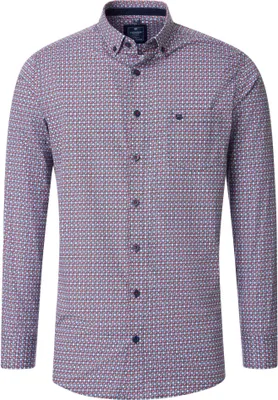 Produktbild von Redmond - Casual Fit - Herren Hemd (251075111), Größe:M, Farbe:Rot(50)