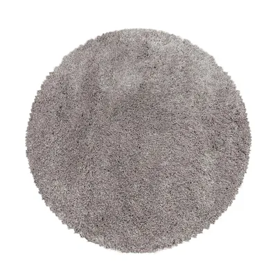 Produktbild von Hochflor Teppich FLUFFY Beige 120 cm Rund