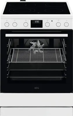 Produktbild von Herd mit Glaskeramikkochfeld AEG CCB6440CBW