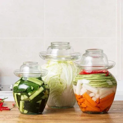 Produktbild von Famanu Einmachglas 2,5 l - Hochwertiges Glas mit breiter Öffnung