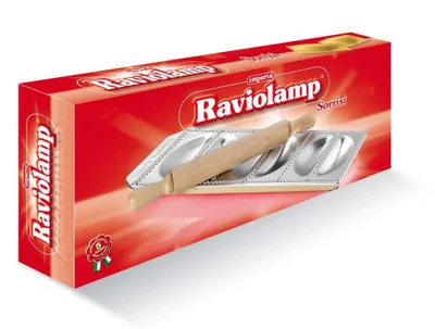 Produktbild von GSD Ravioliform "Ravioli Sorrisi", mit Teigrolle 88044