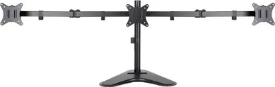 Produktbild von TooQ DB1704TN-B, Freistehend, 21 kg, 43,2 cm (17"), 68,6 cm (27"), 100 x 100 mm, Schwarz
