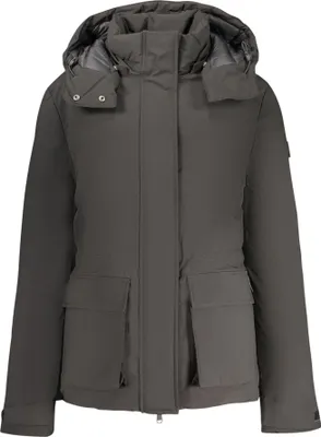 Produktbild von Damen Parka, Schwarz: Wasserabweisend & Umweltfreundlich - Kapuze Abnehmbar