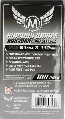 Produktbild von Mayday Standard Platinum Sleeves Hüllen 61x112mm 100 Stück - 7113
