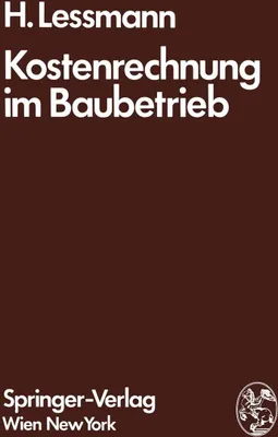 Produktbild von Kostenrechnung im Baubetrieb