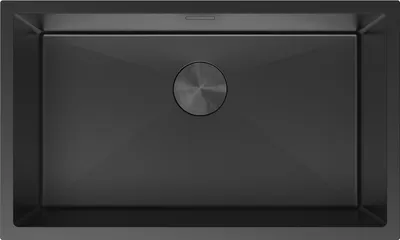 Produktbild von Mexen Trixo Einbauspüle 1-beckig 750 x 440 mm, schwarz - 6415751000-70