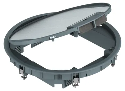 Produktbild von OBO GESR9 U 7011 Geräteeinsatz f.Unimontage 324x61 PA eisengrau 7405528