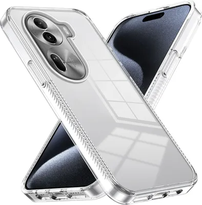 Produktbild von Hülle für Oppo Reno11 Pro Rutschfest Kristallklare Stoßfeste TPU Bumper Handyhülle Transparent