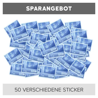 Obrázek produktu pro Topps – Liga mistrů 2023/24 – Sběratelské samolepky – 50 různých samolepek (náhodný výběr)
