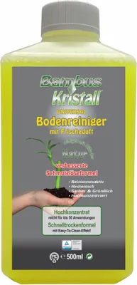 Produktbild von Bambus-Kristall Bodenreiniger 500ml - mit Schnelltrockenformel