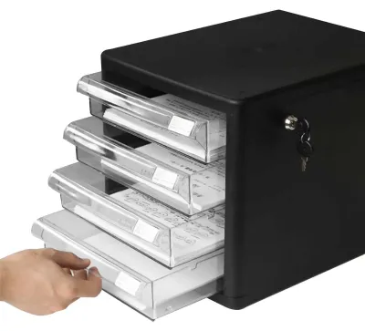 Obrázok produktu pre Zavírateľný stolový organizér na dokumenty formátu A4