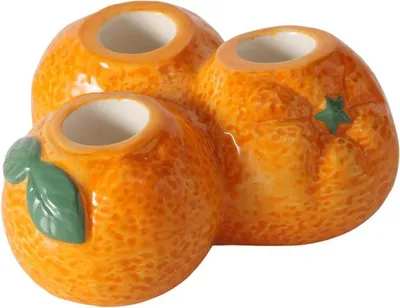 Produktbild von Boltze Home Kerzenhalter orange