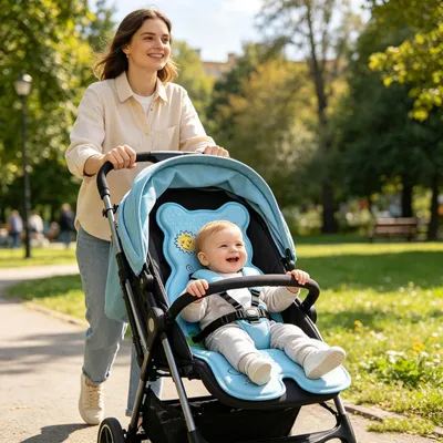 Productafbeelding van Verkoelende koelmat voor autostoel en kinderwagen