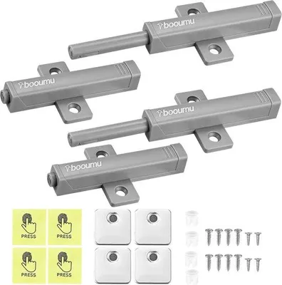 Produktbild von Europenstifte Push to Open 4er Set - starke Magnetische Dämpfer für Schränke und Kleiderschränke