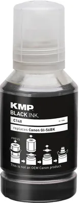 Immagine prodotto di KMP Printtechnik AG 1584,0001 KMP Patrone Canon Maxify GI56PGBK black 6000 Seiten C148 kompatibel