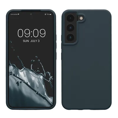 Produktbild von kwmobile Schutzhülle kompatibel mit Samsung S22 Hülle - Silikon Case Handyhülle S22 - Handyhülle Samsung S22 weiche Oberfläche - kabelloses Laden -