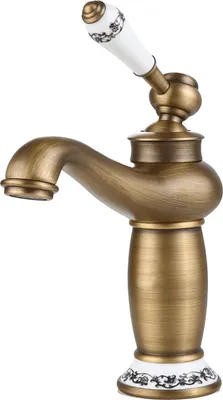 Produktbild von Retro-Einhebelmischer FLORINA altgold