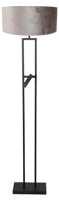 Obrázek produktu pro Stojací lampa - černá - Stang - kov textilie - čtecí lampa - LED_E27 - 4723ZW - Steinhauer