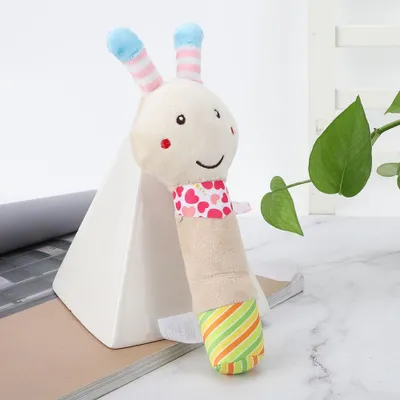 Zdjęcie produktu dla Śliczne pluszowe zwierzątko z kreskówki grzechotka dla niemowląt zabawka dla dzieci BabyBee