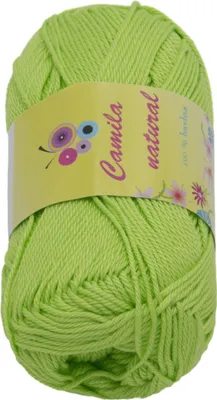 Obrázek produktu pro Příze CAMILA natural - 50g / 125 m - Zelená