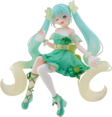 Obrázek produktu pro Hatsune Miku Noodle Stopper PVC soška Hatsune Miku Lime Ver. 14 cm