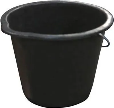 Eimer Mörtelkübel Maurereimer Rundkübel 12 Liter Baueimer Mörteleimer Zementeimer Metallhenkel Füllstand 911279 15095 4031765150958