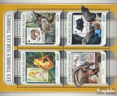 Produktbild von Briefmarken Niger 2017 Mi 4900-4903 Kleinbogen (kompl. Ausg.) postfrisch Briefmarken über Briefmarken