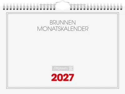 Produktbild von BRUNNEN Monatskalender 2027 | 297×210 mm