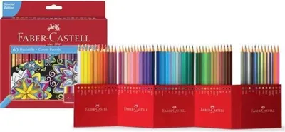 Produktbild von Faber-Castell 111260 - Buntstift Castle, 60er Kartonetui