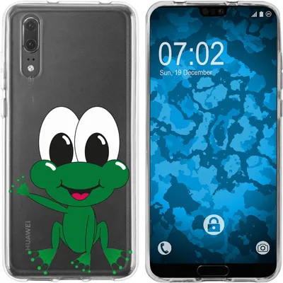 Produktbild von PhoneNatic Case kompatibel mit Huawei P20 Silikon-Hülle Cutiemals M2