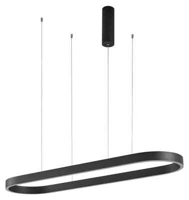 Produktbild von Lucande Smart-LED-Hängeleuchte Melinay, schwarz, CCT, Tuya