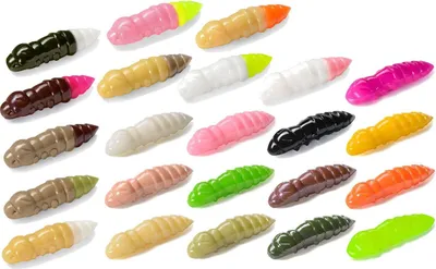 Produktbild von Fishup Pupa Cheese 1,2' 3,2cm - 10 Gummiköder, Fishup Farben:Earthworm