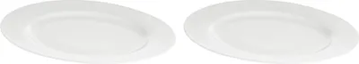 Immagine prodotto di La Porcellana Bianca set di 2 piatti rotondi con bordo 30 cm P00420630FZ