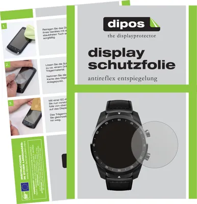 Produktbild von 6x Schutzfolie für TicWatch Pro S matt Displayschutzfolie Folie Display Schutz dipos