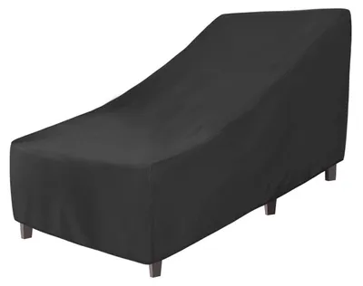 Produktbild von (200 x 75 x 40/70 cm) Schutzhülle für Gartenliegen, 600D-Sonnenliegenabdeckung, wind- und regendicht, schützende Sonnenliegenabdeckung