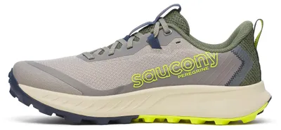 Productafbeelding van SAUCONY Peregrine 15 heren trailrunningschoenen, model Ridge Olivin, maat 11.5