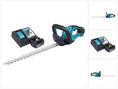 Obrázok produktu pre Akumulátorové nožnice na živý plot Makita DUH 507 RM 18 V 50 cm + 1x batéria 4,0 Ah + nabíjačka