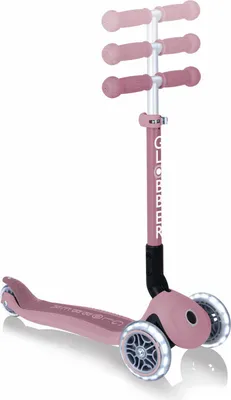 Produktbild von Globber Junior Foldable Lights Eco Tretroller Rosa  Rosa One Size