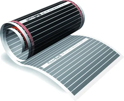 Produktbild von floorino – Infrarot Elektrische Fußbodenheizung für Laminat Parkett, 3,5m x 0,5m (1,75m²), 80 Watt, Heizfolie Flächenheizung Wandheizung Deckenheizung
