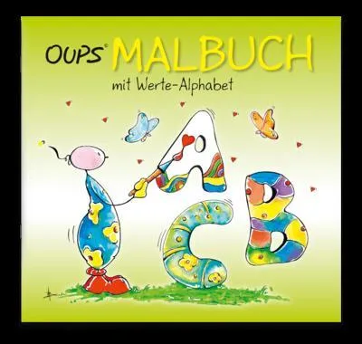 Immagine prodotto di Libro da colorare "Oups" con alfabeto educativo
