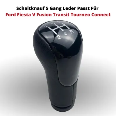 Produktbild von Schaltknauf 5 Gang Leder Passt Für Ford Fiesta V Fusion Transit Tourneo Connect