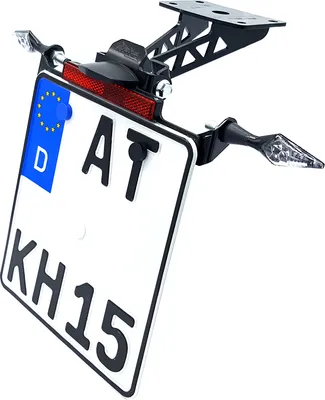 Produktbild von alpha Technik Kennzeichenhalter Yamaha MT-07 für MT07 RM33 EURO5