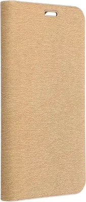 Produktbild von König Design Hülle kompatibel mit Apple iPhone 12 / 12 Pro Kunstleder Handyhülle - Handy Case Gold