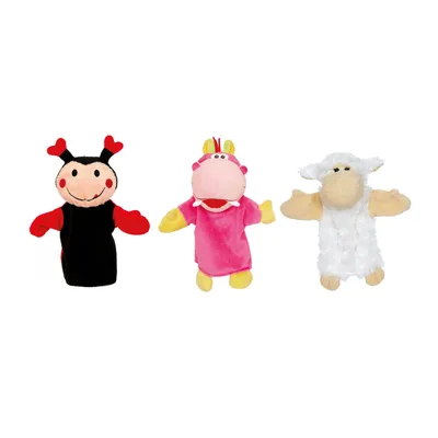Produktbild von Small Foot 4215 Handpuppen-Set 'Rasselbande', mehrfarbig, 3-teilig (1 Set)