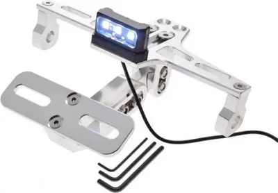 Produktbild von Nummernschildhalter universal silber