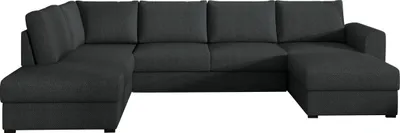 Produktbild von MIRJAN24 Ecksofa Wilma, Eckcouch vom Hersteller, U-Form Schlafsofa, Stilvoll Polsterecke, Wohnzimmer Sofagarnitur (Farbe: Twist 23, Seite: Links)