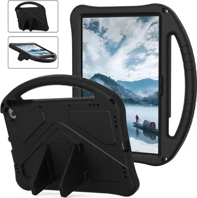 Produktbild von Kinder Hülle für Amazon Fire Max 11, Eva Leichte Stoßfeste Ständer, Kids Griff Schutzhülle Schwarz